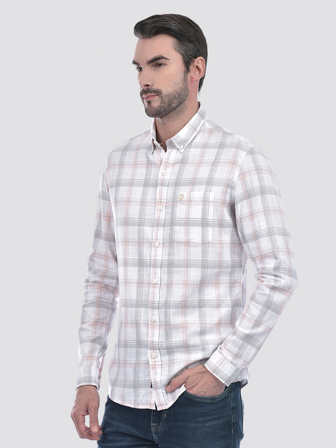 Numero Uno Men Classic Checkered Shirt
